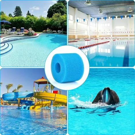 DONTODENT 4 Pièces Éponge Filtrante, Cartouche De Filtre En Mousse, Mousse Pour Filtre Piscine, Réutilisables Et Lavables, Filtre En Mousse - 93*30*102MM, Bleu 5 DONTODENT 4 Pièces Éponge Filtrante, Cartouche De Filtre En Mousse, Mousse Pour Filtre Piscine, Réutilisables Et Lavables, Filtre En Mousse - 93*30*102MM, Bleu – Image 5