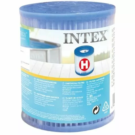 Cartouche Filtrante Intex Type H 29007 - Filtre Pour Pompe De Filtration 1 Cartouche Filtrante Intex Type H 29007 - Filtre Pour Pompe De Filtration