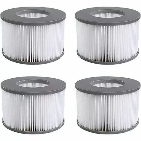 GDRHVFD 4Pcs Filtres De Rechange Pour Mspa Whirlpool Filter - Cartouches Filtrantes Pour Sous-Bateaux Et Spa Chauds - Pour Piscines Gonflables - Modèle À Partir De 2020 1 GDRHVFD 4Pcs Filtres De Rechange Pour Mspa Whirlpool Filter - Cartouches Filtrantes Pour Sous-Bateaux Et Spa Chauds - Pour Piscines Gonflables - Modèle À Partir De 2020