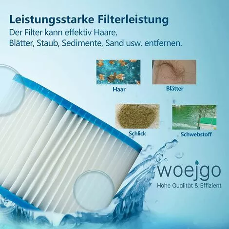 GDRHVFD 12Pcs Cartouches Filtrantes Pour Piscine De Type Vi Pour Bestway Taille 6-58323 5 GDRHVFD 12Pcs Cartouches Filtrantes Pour Piscine De Type Vi Pour Bestway Taille 6-58323 – Image 5