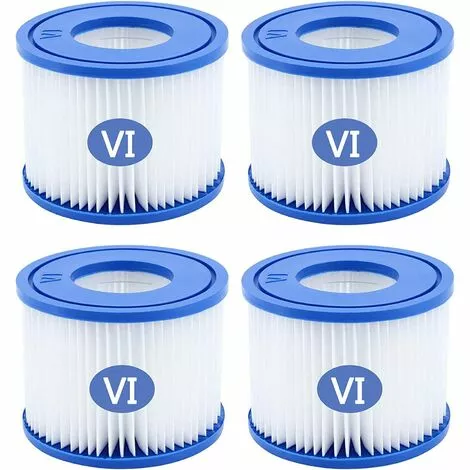 GDRHVFD 4Pcs Cartouches Filtrantes Pour Piscine De Type Vi Pour Bestway Taille 6-58323 1 GDRHVFD 4Pcs Cartouches Filtrantes Pour Piscine De Type Vi Pour Bestway Taille 6-58323