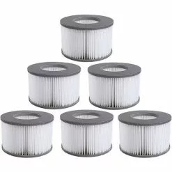 GDRHVFD 6Pcs Filtres De Rechange Pour Mspa Whirlpool Filter - Cartouches Filtrantes Pour Sous-Bateaux Et Spa Chauds - Pour Piscines Gonflables - Modèle À Partir De 2020