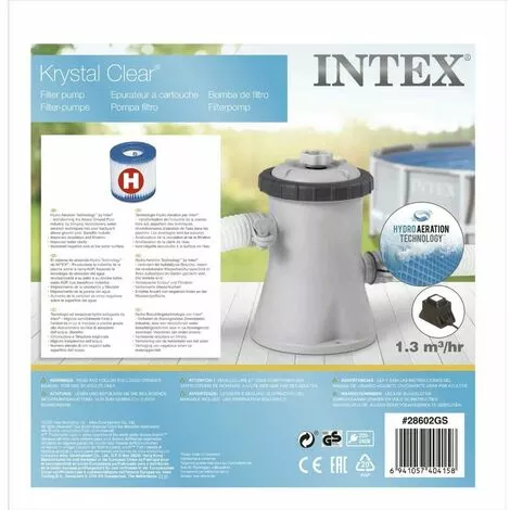 Pompe De Filtration Intex 28602GS - 1 250 Litres Par Heure 4 Pompe De Filtration Intex 28602GS - 1 250 Litres Par Heure – Image 4