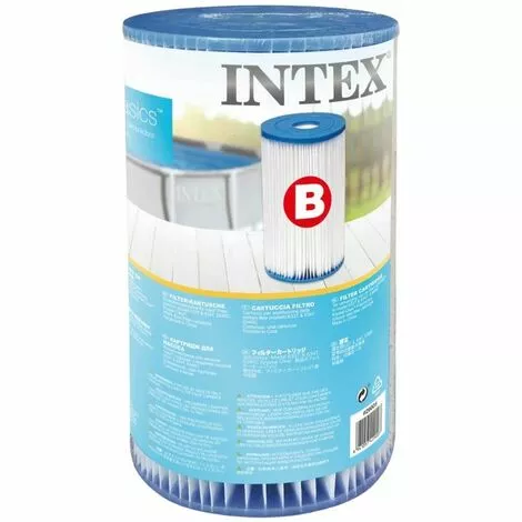 Cartouche Filtrante Intex Type B 29005 - Filtre Pour Pompe De Filtration 1 Cartouche Filtrante Intex Type B 29005 - Filtre Pour Pompe De Filtration