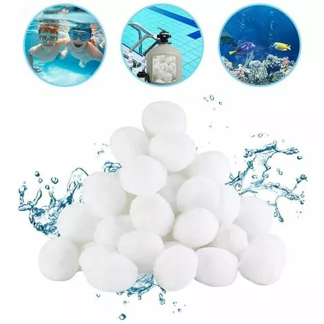 FVBJD Boules De Filtre De Piscine,Balles Filtrantes Piscine,Balle Filtrante Piscine,Piscine Filtres à Sable Filtrage,Balles Filtrantes Réutilisables,Filtre Pour Piscine. 1 FVBJD Boules De Filtre De Piscine,Balles Filtrantes Piscine,Balle Filtrante Piscine,Piscine Filtres à Sable Filtrage,Balles Filtrantes Réutilisables,Filtre Pour Piscine.