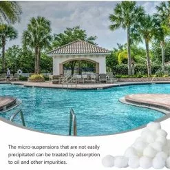 FVBJD Boules De Filtre De Piscine 700g,Balle Filtrante Piscine,Alternative Pour 25 Kg De Sable,Filtre Pour Système De Filtre à Sable,Boules De Filtre Réutilisables De Piscine,Filtrage De L'eau -Pompe et filtre de piscine Soldes 58754792 3