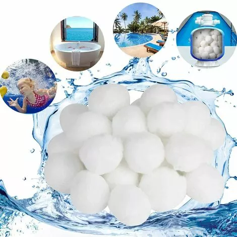FVBJD 1400g Filtre Balls Balles De Filtration,Filtre Pour Piscine De Peut Remplacer 25 Kg Sable Filtrant Sable De Quartz,Convient à Divers Systèmes De Filtration Boules De Filtre De Piscine 1 FVBJD 1400g Filtre Balls Balles De Filtration,Filtre Pour Piscine De Peut Remplacer 25 Kg Sable Filtrant Sable De Quartz,Convient à Divers Systèmes De Filtration Boules De Filtre De Piscine