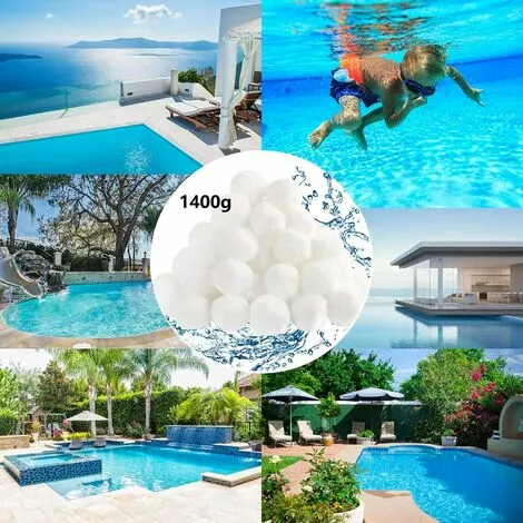 FVBJD 1400g Filtre Balls Balles De Filtration,Filtre Pour Piscine De Peut Remplacer 25 Kg Sable Filtrant Sable De Quartz,Convient à Divers Systèmes De Filtration Boules De Filtre De Piscine 4 FVBJD 1400g Filtre Balls Balles De Filtration,Filtre Pour Piscine De Peut Remplacer 25 Kg Sable Filtrant Sable De Quartz,Convient à Divers Systèmes De Filtration Boules De Filtre De Piscine – Image 4