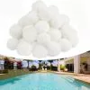 FVBJD Balles Filtrantes, Boules De Filtre De Piscine 700g, Alternative Pour 25kg De Sable Filtrant, Filtre Pour Piscine, Adaptent à Tous Les Filtres à Sable Ou Verre Existants, Bon Effet De Filtre