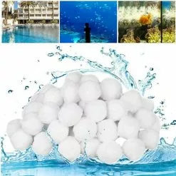 FVBJD Balles Filtrantes, Boules De Filtre Piscine à Sable 700 G Remplace 25 Kg