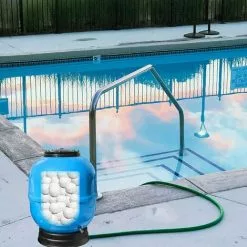 FVBJD Filtre Balls, Boules De Filtre, Balles Filtrantes Réutilisables, Convient à Divers Systèmes De Filtration Boules De Filtre De Piscine(300g) -Pompe et filtre de piscine Soldes 58754803 3