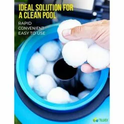 FVBJD ® Balles Filtrantes Pour Piscine 700 G | Filtre Pour Système De Filtre à Sable | Remplace 25 Kg De Sable Filtrant | Boules Filtrantes Extra Durables Pour Une Eau Claire -Pompe et filtre de piscine Soldes 58754811 4