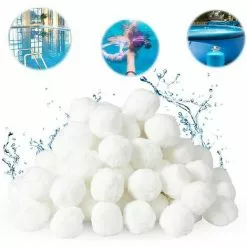 FVBJD Balles Filtrantes, 700g Boules De Filtre De Piscine, Peut Remplacer 25 Kg Sable Filtrant Sable De Quartz, Convient à Divers Systèmes De Filtration Boules De Filtre De Piscine 9 FVBJD Balles Filtrantes, 700g Boules De Filtre De Piscine, Peut Remplacer 25 Kg Sable Filtrant Sable De Quartz, Convient à Divers Systèmes De Filtration Boules De Filtre De Piscine -Pompe et filtre de piscine Soldes 58754818 5