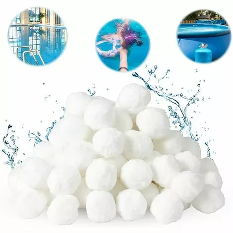 FVBJD Balles Filtrantes, 700g Boules De Filtre De Piscine, Peut Remplacer 25 Kg Sable Filtrant Sable De Quartz, Convient à Divers Systèmes De Filtration Boules De Filtre De Piscine 5 FVBJD Balles Filtrantes, 700g Boules De Filtre De Piscine, Peut Remplacer 25 Kg Sable Filtrant Sable De Quartz, Convient à Divers Systèmes De Filtration Boules De Filtre De Piscine – Image 5