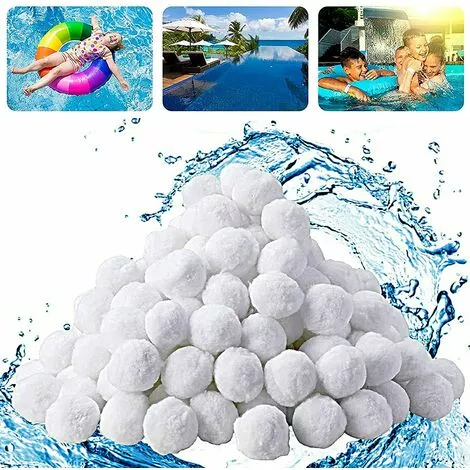 FVBJD Balles Filtrantes 700g, Balles Filtrantes Pour Piscine, Système De Filtration à Sable Alternative Pour 25 Kg De Sable Filtrant, Accessoires De Rechange Pour Filtre De Piscine, Pompe De Filtration 1 FVBJD Balles Filtrantes 700g, Balles Filtrantes Pour Piscine, Système De Filtration à Sable Alternative Pour 25 Kg De Sable Filtrant, Accessoires De Rechange Pour Filtre De Piscine, Pompe De Filtration