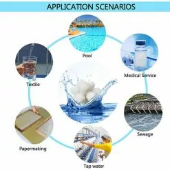 FVBJD Balles Filtrantes, Balle Filtrante Piscine, Boules De Filtre De Piscine (1300) -Pompe et filtre de piscine Soldes 58754825 3