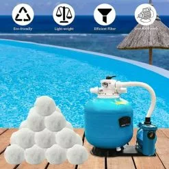 FVBJD Balles Filtrantes, Balle Filtrante Piscine, Boules De Filtre De Piscine (1300) -Pompe et filtre de piscine Soldes 58754825 4