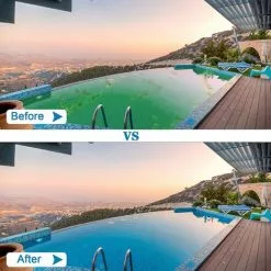 FVBJD 1400g Boules De Filtre De Piscine Noir,Balles Filtrantes Filtre Balls Pour Piscine Balles De Filtration, Au Lieu De 50kg De Sable Filtrant, Utilisées Dans Les Piscines, Filtres à Sable -Pompe et filtre de piscine Soldes 58754827 5