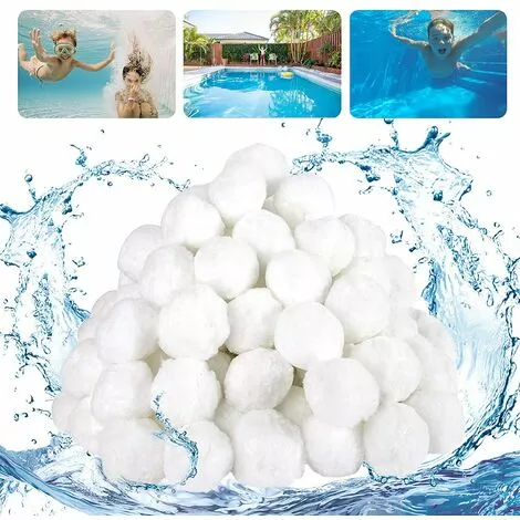 FVBJD Boules De Filtre De Piscine 700g Balles Filtrantes Alternative Pour 25 Kg De Sable, Filtrant Balles Média Filtre à Fibres Pour Piscine Filtres à Sable Filtrage De L'eau. 1 FVBJD Boules De Filtre De Piscine 700g Balles Filtrantes Alternative Pour 25 Kg De Sable, Filtrant Balles Média Filtre à Fibres Pour Piscine Filtres à Sable Filtrage De L'eau.