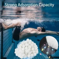 FVBJD Balles Filtrantes, Boules De Filtre De Piscine 700g, Alternative Pour 25kg De Sable Filtrant, Filtre Pour Piscine, Média Filtre à Fibres Pour Piscine Filtres à Sable Filtrage De L'eau -Pompe et filtre de piscine Soldes 58754842 4