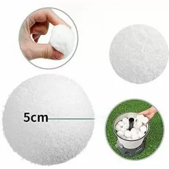 FVBJD Balles Filtrantes 1400g,Boules De Filtre Réutilisables De Piscine,Alternative Pour 50 Kg De Sable,Boules De Filtre De Piscine Pour Piscines Intérieure Et Extérieure,Média Filtre à Fibres Pour Piscine -Pompe et filtre de piscine Soldes 58754844 4