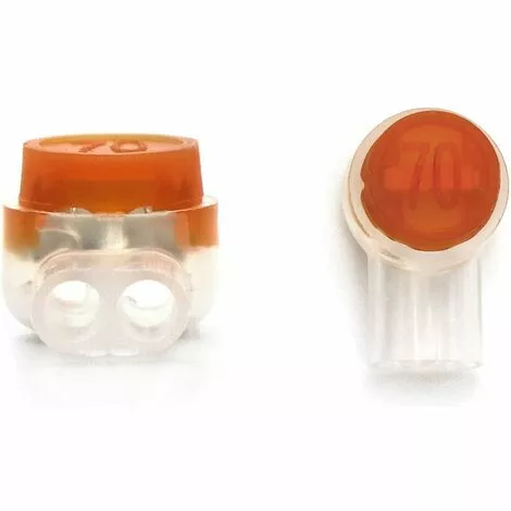 FVBJD 200Pcs Connecteurs Épissure UY2, Connecteurs De Câble Téléphonique Pour Câble De Données Câble Téléphone (K2) 4 FVBJD 200Pcs Connecteurs Épissure UY2, Connecteurs De Câble Téléphonique Pour Câble De Données Câble Téléphone (K2) – Image 4