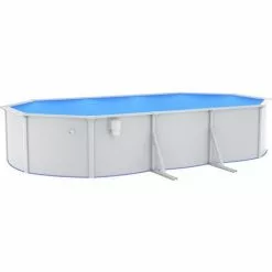 VidaXL Piscine Avec Pompe Filtrante à Sable Et échelle 610x360x120 Cm -Pompe et filtre de piscine Soldes 58970305 3