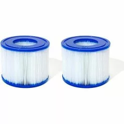 OUSUDELA Lay-Z-Spa Cartouches De Filtre De Piscine, Blanc