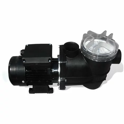 VICCO Pompe De Piscine Noir Avec Préfiltre 7,5 M³ VitaliSpa 1 VICCO Pompe De Piscine Noir Avec Préfiltre 7,5 M³ VitaliSpa
