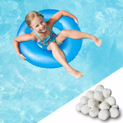 VITALISPA Filter Balls 1500 G, Balles Filtrantes Piscine Pour Filtre à Sable 2 VITALISPA Filter Balls 1500 G, Balles Filtrantes Piscine Pour Filtre à Sable – Image 2