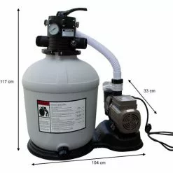 VICCO Système De Filtration à Sable 13,2m³/h Gris/Noir Minuterie VitaliSpa -Pompe et filtre de piscine Soldes 59119821 3