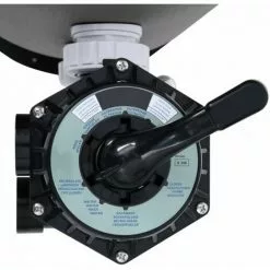 GROSMONDE Filtre à Sable Pour Piscine 9 M3/h Avec Vanne à 6 Voies Gris -Pompe et filtre de piscine Soldes 59229894 3