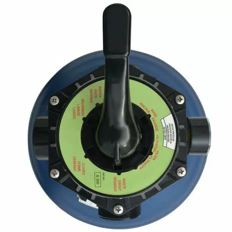 GROSMONDE Filtre à Sable Pour Piscine 9 M3 / H 460 Mm Avec Vanne 6 Positions Bleu 5 GROSMONDE Filtre à Sable Pour Piscine 9 M3 / H 460 Mm Avec Vanne 6 Positions Bleu – Image 5