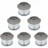 AOUGO Lot De 6 Filtres De Rechange Pour MSPA FD2089 Pour Pompes à Cartouche Pour Tous Les Spas Actuels Chez MSPA