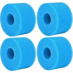 PERLE RARE Filtre De Piscine 4 Pièces Et Outil De Nettoyage De Spa Éponge Filtrante De Type S1, Mousse De Filtre De Piscine, Réutilisable