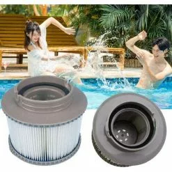 DECKON Lot De 4 Cartouches Filtrantes De Rechange Pour Bubble Spa (Version Améliorée 2020 Pour S'adapter à Tous Les Modèles) -Pompe et filtre de piscine Soldes 59386981 4