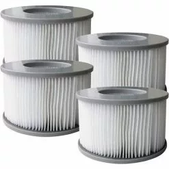EINEMGELD Lot De 4 Cartouches Filtrantes De Rechange Pour Piscine Gonflable Mspa, Jacuzzi