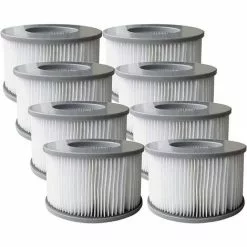 EINEMGELD Lot De 8 Cartouches Filtrantes De Rechange Pour Piscine Gonflable Mspa, Jacuzzi