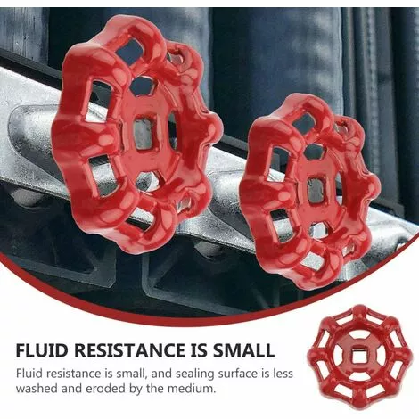 GALOZZOIT Volant De Vanne En Fer 2 Pièces Rouge 7x7mm Poignées De Partie Supérieure Pour Vanne D'arrêt Vanne à Siège D'angle Vanne à Siège Droit Vanne à Siège Tuyau D'eau 5 GALOZZOIT Volant De Vanne En Fer 2 Pièces Rouge 7x7mm Poignées De Partie Supérieure Pour Vanne D'arrêt Vanne à Siège D'angle Vanne à Siège Droit Vanne à Siège Tuyau D'eau – Image 5