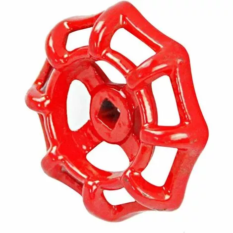 GALOZZOIT Vanne Volant En Fer Vanne à Boisseau Sphérique Vanne D'arrêt Robinet Tuyau D'eau Partie Supérieure Poignée 6x6mm 50g (rouge) 2 GALOZZOIT Vanne Volant En Fer Vanne à Boisseau Sphérique Vanne D'arrêt Robinet Tuyau D'eau Partie Supérieure Poignée 6x6mm 50g (rouge) – Image 2