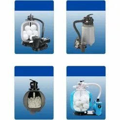 PERLE RARE Filtre Balle 200g Piscine Filtre Balle Piscine Filtre Balle Remplacement Piscine Filtre à Sable Pour Piscine Filtre Pompe Aquarium Filtre à Sable De Nettoyage -Pompe et filtre de piscine Soldes 59967514 5