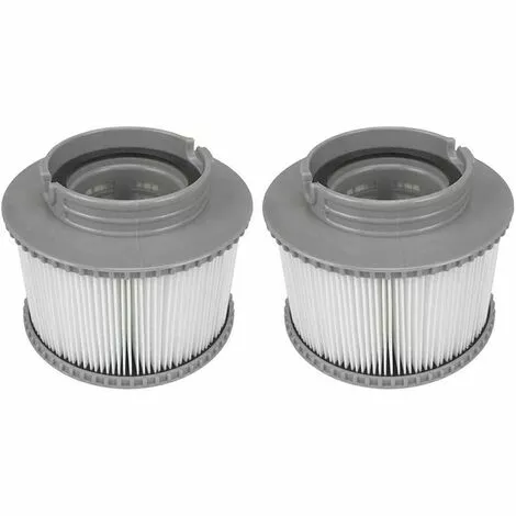 DENUOTOP Cartouches De Filtres Lot De 2 Cartouches Filtrantes Pour Piscine, Accessoires De Filtre De Nettoyage De Piscine Gonflable De Rechange Pour Spa, Cartouche De Filtre Antimicrobienne Pour Spa Facile à Installer 1 DENUOTOP Cartouches De Filtres Lot De 2 Cartouches Filtrantes Pour Piscine, Accessoires De Filtre De Nettoyage De Piscine Gonflable De Rechange Pour Spa, Cartouche De Filtre Antimicrobienne Pour Spa Facile à Installer