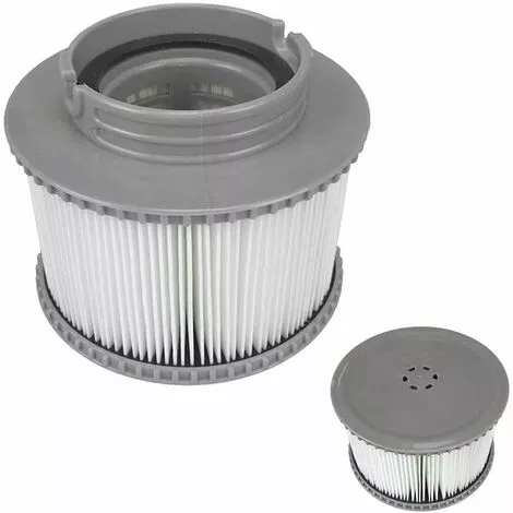 DENUOTOP Cartouches De Filtres Lot De 2 Cartouches Filtrantes Pour Piscine, Accessoires De Filtre De Nettoyage De Piscine Gonflable De Rechange Pour Spa, Cartouche De Filtre Antimicrobienne Pour Spa Facile à Installer 3 DENUOTOP Cartouches De Filtres Lot De 2 Cartouches Filtrantes Pour Piscine, Accessoires De Filtre De Nettoyage De Piscine Gonflable De Rechange Pour Spa, Cartouche De Filtre Antimicrobienne Pour Spa Facile à Installer – Image 3