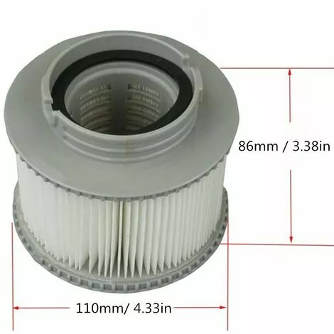 GRID COOL Lot De 4 Cartouches Filtrantes De Rechange Pour Bubble Spa (Version Améliorée 2020 Pour S'adapter à Tous Les Modèles) 5 GRID COOL Lot De 4 Cartouches Filtrantes De Rechange Pour Bubble Spa (Version Améliorée 2020 Pour S'adapter à Tous Les Modèles) – Image 5