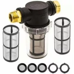OUSUDELA 3/4 Inch Garden Hose Filter For Pressure Washer Inlet Water, Sediment Filter For Outdoors Gardening Water Inlet Filter