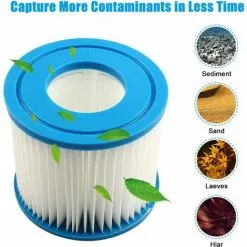 OUSUDELA Summer Pool Papie Cartouches Filtrantes Papier Type (2 Pièces) -Pompe et filtre de piscine Soldes 60209347 5