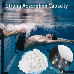 NAXUNNN Balles Filtrantes, 700g Boules De Filtre De Piscine, Filtre Pour Piscine -Pompe et filtre de piscine Soldes 60502569 4