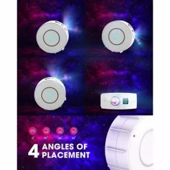 PREMIER LED Alexa Projecteur étoiles Rotatif,SUPPOU Planetarium Projecteur Led Intelligent,Veilleuse,Gradation/Contrle Vocal/Connexion WiFi/Minuterie,Chambre,Cadeau,Paques, Avec Alexa, Google Compatible -Pompe et filtre de piscine Soldes 60544342 3
