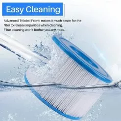 JOORRT Cartouche Defiltre Piscine Type VI, Pour Bestway Type VI Pool Filter, 4Pcs -Pompe et filtre de piscine Soldes 60667926 3