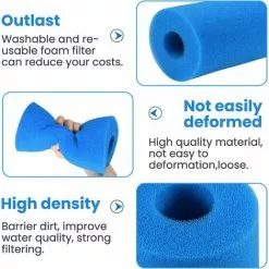 ZOLGINAH 2 Pièces Filtre En Mousse Pour Spa, Filtre A, Éponge Filtrante Type A，Filtre En Mousse，Cartouche De Filtre En Mousse Réutilisables Et Lavables，Mousse Pour Piscine，Spa，Jacuzzi -Pompe et filtre de piscine Soldes 60724892 3